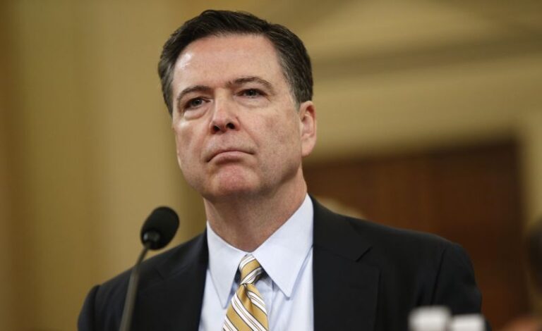 FBI Director James Comey at House Intelligence Committee hearing in Washington