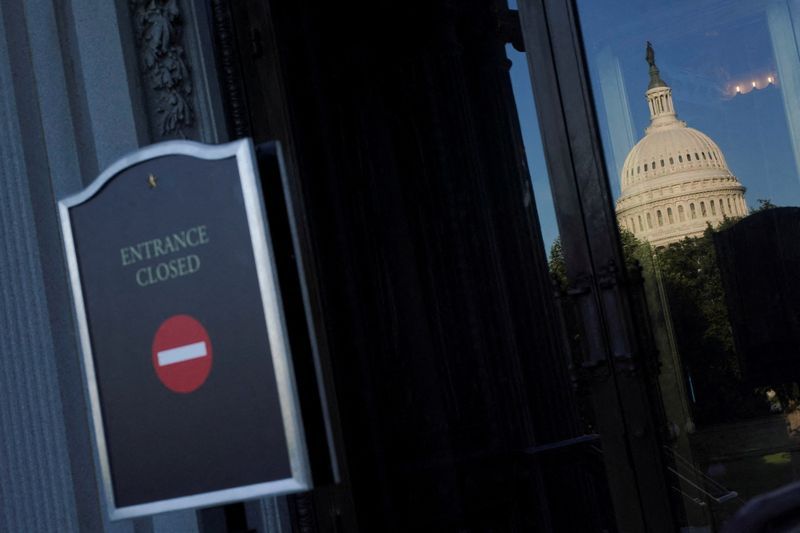 First day of a partial government shutdown in Washington