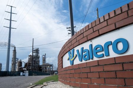 A view of Valero Houston Refinery in Houston
