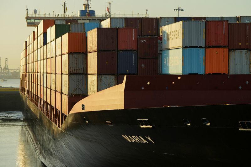 Maritime traffic moves through Panama Canal locks