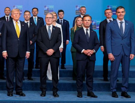 FILE PHOTO: U.S. President Donald Trump attends the NATO summit in Ankara