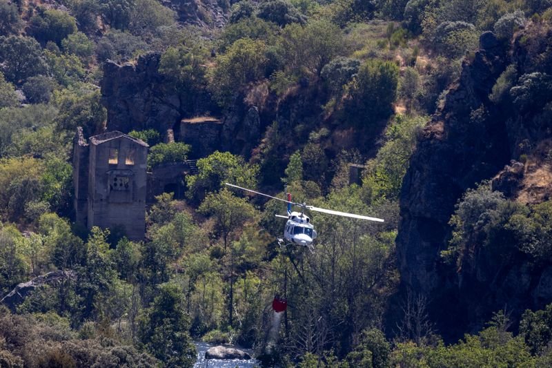 Wildfires in Spain's Fermoselle